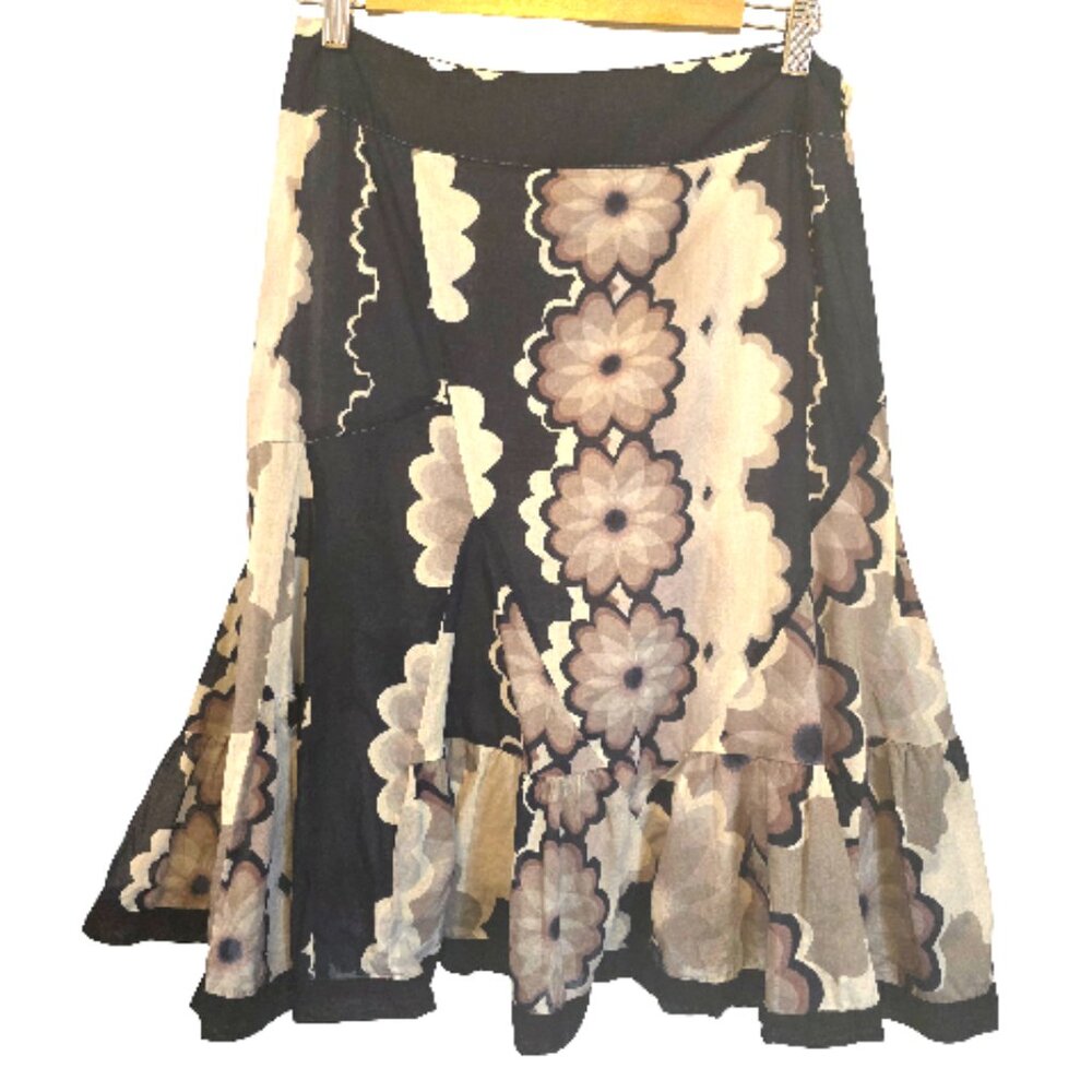 Anthropologie Odille Floral Skirt Size 6